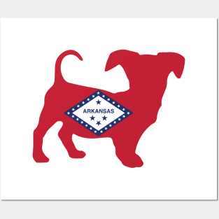 Chiweenie Dog Lover Arkansas Flag Posters and Art